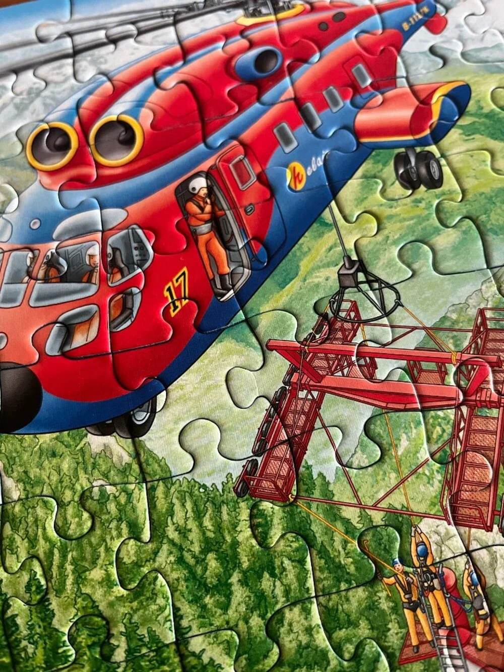 Ravensburger set of 3x49 puzzle trios
